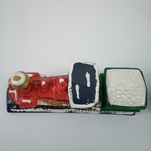 Vintage Seymour Mann Merry Christmas Light Up Train Set Made in Taiwan - Picture 4 of 16